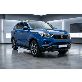 Progi Boczné Maya Blue (2 szt., Aluminium) SsangYong Rexton II 2017- zdjęcia 1