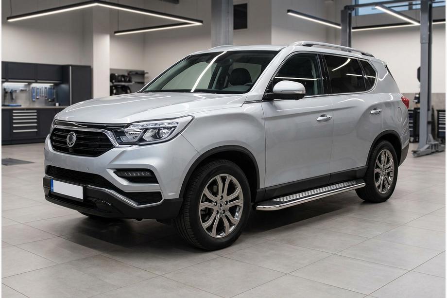 SsangYong Rexton II 2017- Progi Boczné Maydos V2 (2 szt., Aluminium) Image
