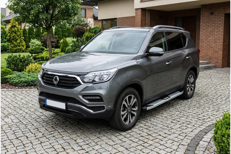 SsangYong Rexton II 2017- Progi Boczne Mevsim Grey (2 szt., Aluminium) Image