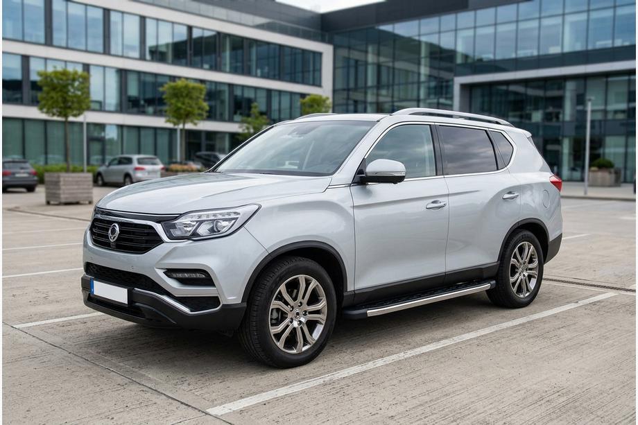 SsangYong Rexton II 2017- Progi Boczné BlackLine (2 szt., Aluminium) Image