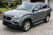 SsangYong Rexton II 2017- Progi Boczne Line (2 szt., Aluminium) zdjęcia 1
