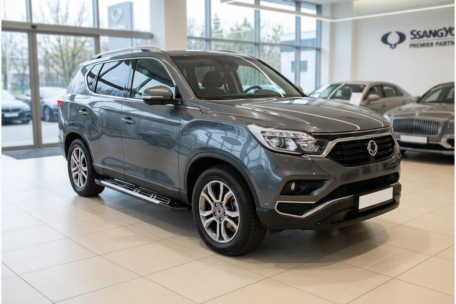SsangYong Rexton II 2017- Progi Boczné Sunrise (2 szt., Aluminium) Image