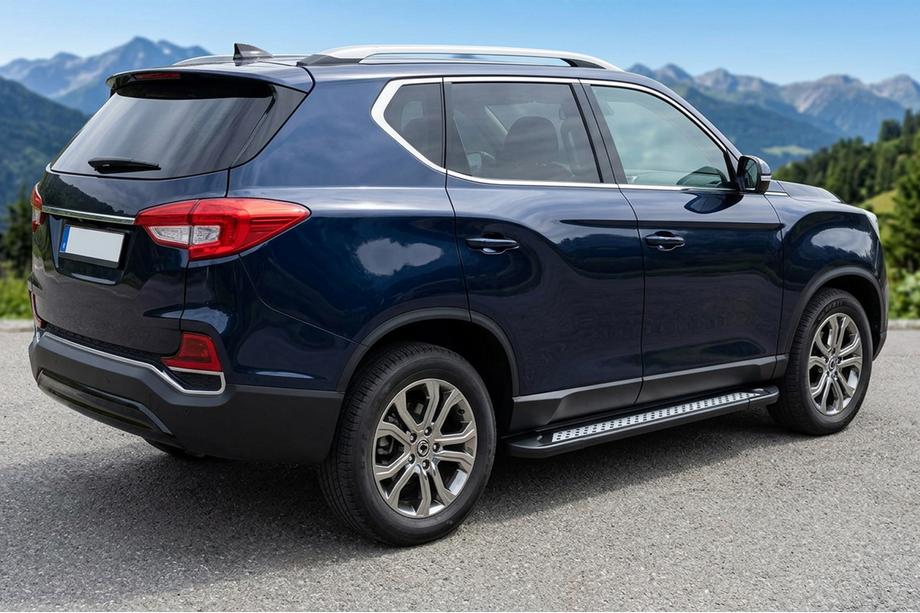 SsangYong Rexton II 2017- Progi Boczné Vision New Black (2 szt., Aluminium) Zdjęcia 1