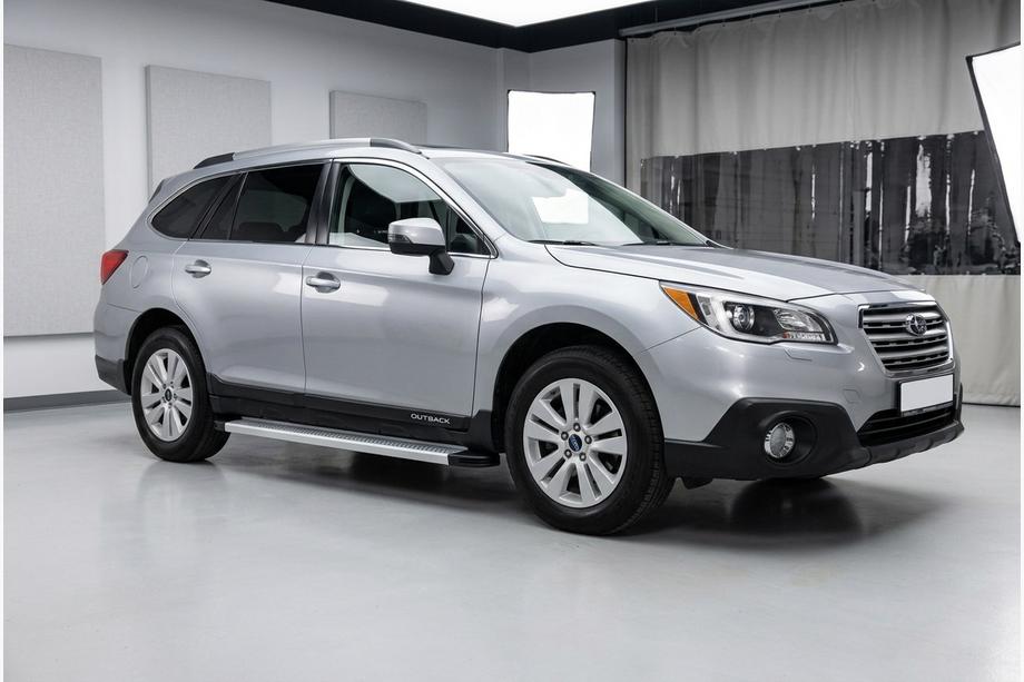 Subaru Outback 2014-2019 Progi Boczne Maya V2 (2 szt., Aluminium) Image