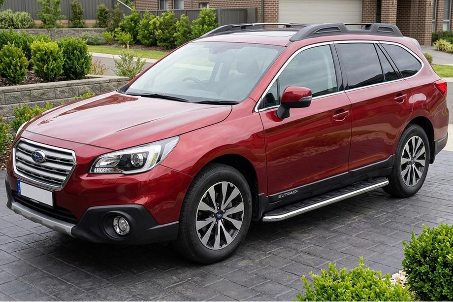 Subaru Outback 2014-2019 Progi Boczné Maydos V1 (2 szt., Aluminium) Image