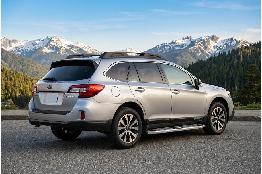 Subaru Outback 2014-2019 Progi Boczne Mevsim Grey (2 szt., Aluminium) Image
