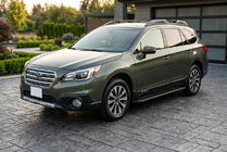 Subaru Outback 2014-2019 Progi Boczné Allmond Black (2 szt., Aluminium) zdjęcia 1