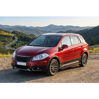 Progi Boczné Maya Red (2 szt., Aluminium) Suzuki SX4 S-Cross 2013-2016 zdjęcia 1