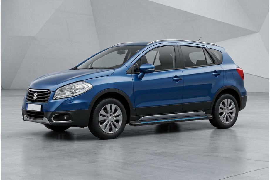 Suzuki SX4 S-Cross 2013-2016 Progi Boczné Maya Blue (2 szt., Aluminium) Image