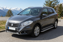 Suzuki SX4 S-Cross 2013-2016 Progi Boczne Maydos V2 (2 szt., Aluminium i Stal Nierdzewna) zdjęcia 1