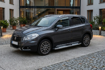 Suzuki SX4 S-Cross 2013-2016 Progi Boczne Mevsim Grey (2 szt., Aluminium) zdjęcia 1