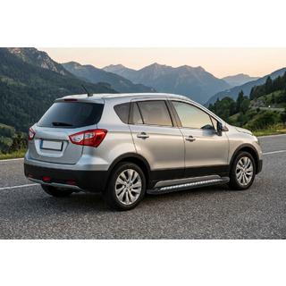 Progi Boczné Vision New Black (2 szt., Aluminium) Suzuki SX4 S-Cross 2013-2016 zdjęcia 1
