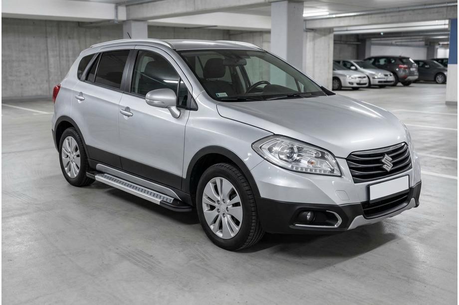 Suzuki SX4 S-Cross 2013-2016 Progi Boczné Vision New Grey (2 szt., Aluminium) Image