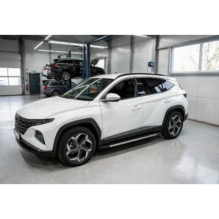 Progi Boczné Duru (2 szt., Aluminium) Hyundai Tucson NX4 2021- zdjęcia 1