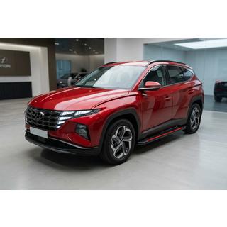 Progi Boczné Maya Red (2 szt., Aluminium) Hyundai Tucson NX4 2021- zdjęcia 1