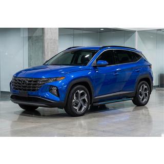 Progi Boczné Maya Blue (2 szt., Aluminium) Hyundai Tucson NX4 2021- zdjęcia 1