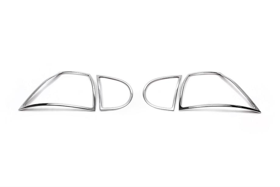 Volkswagen Golf 5 2003-2009 Chromowane nakładki na tylne lampy (2 szt., plastik) Image