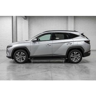 Progi Boczné Allmond Black (2 szt., Aluminium) Hyundai Tucson NX4 2021- zdjęcia 1