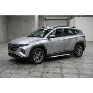 Progi boczne Allmond Grey (2 szt., aluminium) Hyundai Tucson NX4 2021- zdjęcia 1