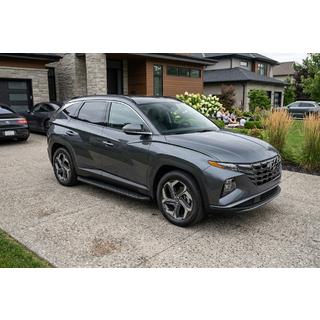 Progi Boczné Tayga Black (2 szt., Aluminium) Hyundai Tucson NX4 2021- zdjęcia 1