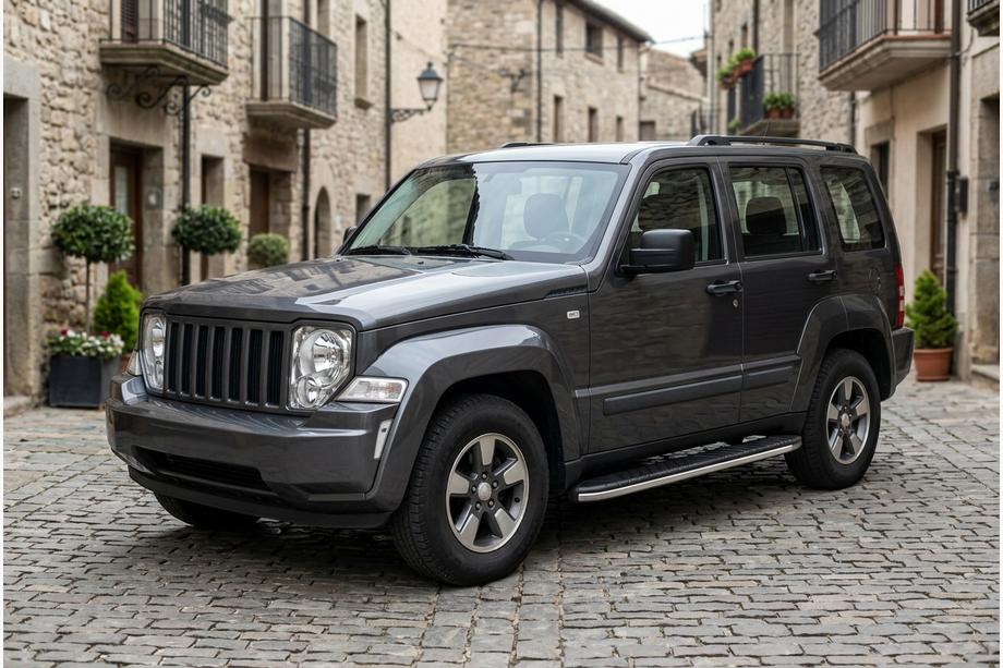 Jeep Cherokee/Liberty 2007-2013 Progi Boczné Bosphore Grey (2 szt., Aluminium) Image