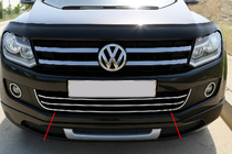 Volkswagen Amarok 2010-2022 Listwa chromowana na przedni zderzak (1 szt, stal nierdzewna) zdjęcia 1