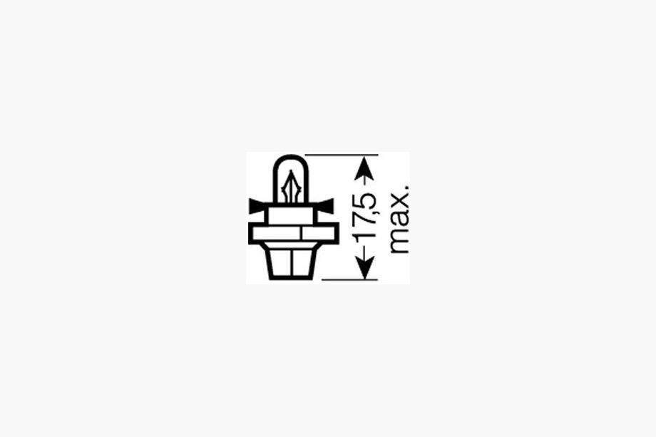 Zarowka Kontrolna Osram 2352MFX X8.4d 12V 2W Zdjęcia 2