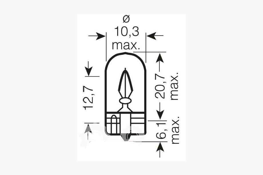 Żarówka sygnalizacyjna Osram 2845 W5W 24V W2.1X9.5D Zdjęcia 2