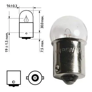 Żarówka Kierunkowskazu Osram 5008 R10W 12V BA15s zdjęcia 2