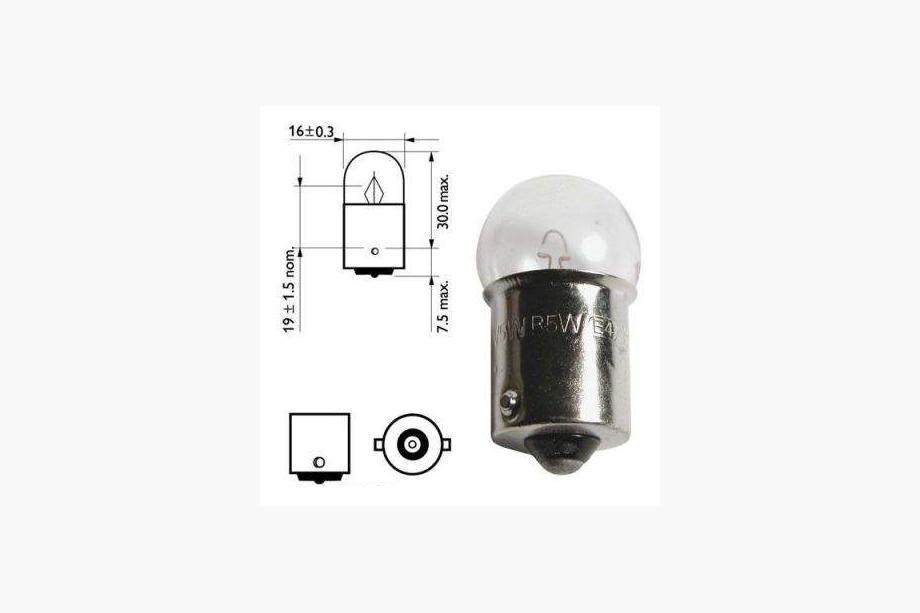 Żarówka Kierunkowskazu Osram 5008 R10W 12V BA15s Zdjęcia 2