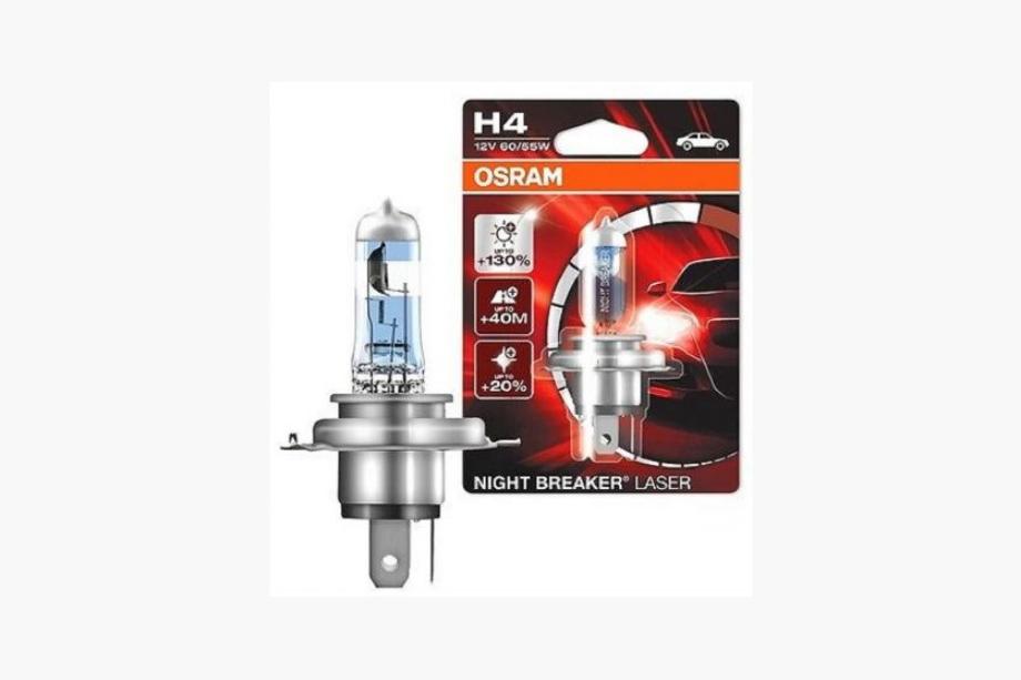 Żarówka reflektorowa Osram H4 60/55W Night Breaker Laser +130% 64193NBL130 (1 szt.) Image