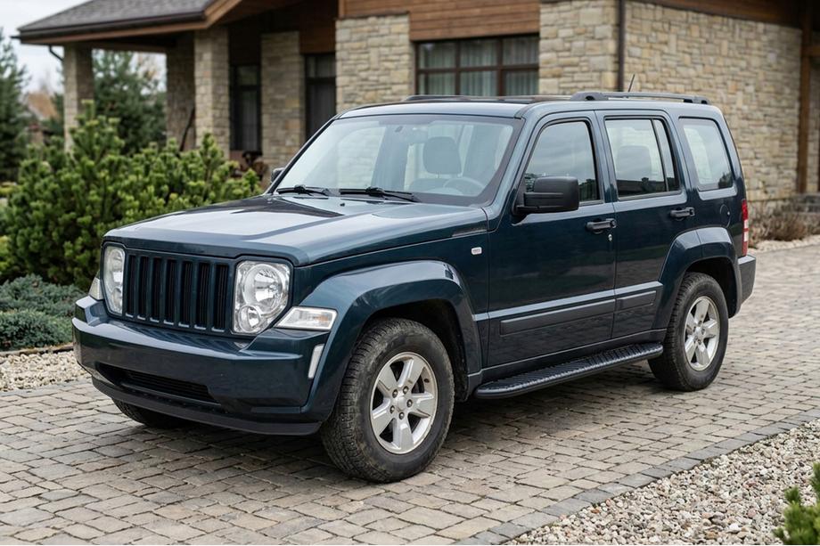 Jeep Cherokee/Liberty 2007-2013 Progi Boczne Bosphore Black (2 szt., Aluminium) Zdjęcia 1
