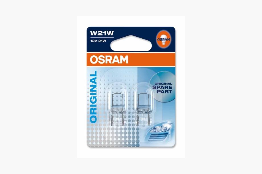 Żarówka kierunkowskazu Osram 7505 W21W 12V 21W W3x16d (2 szt.) Image