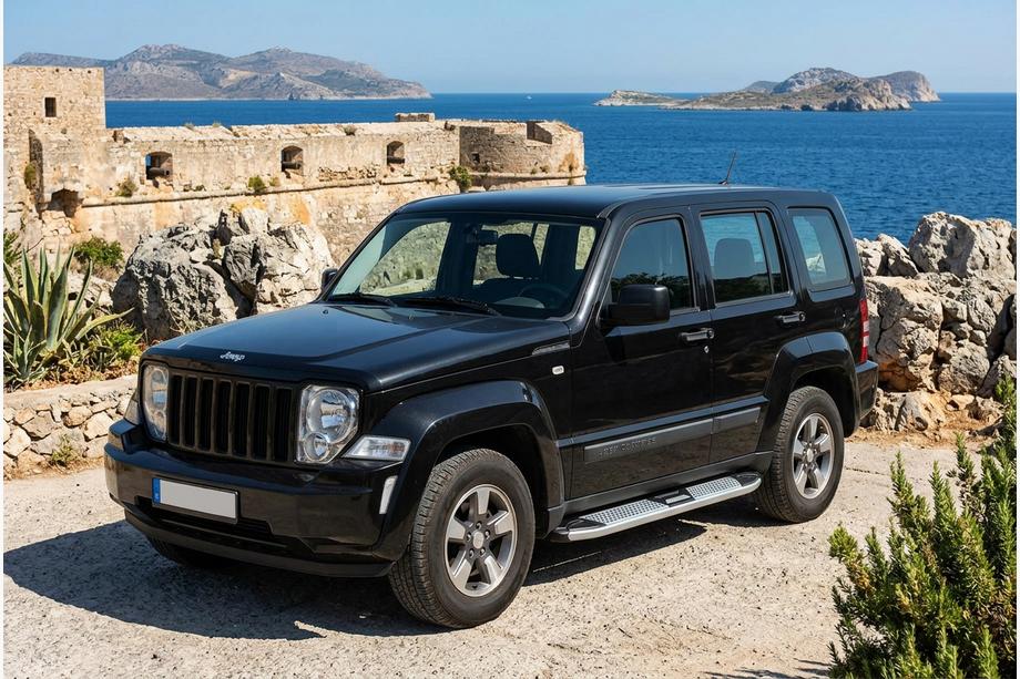 Jeep Cherokee/Liberty 2007-2013 Progi Boczne Mevsim Grey (2 szt., Aluminium) Image