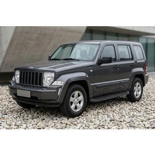 Progi Boczné Tayga Black (2 szt., Aluminium) Jeep Cherokee/Liberty 2007-2013 zdjęcia 1