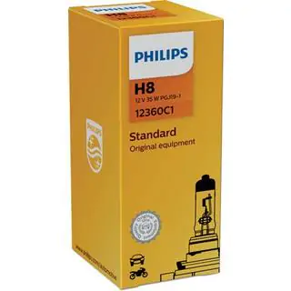 Żarówka reflektora Philips H8 35W 12360 zdjęcia 2