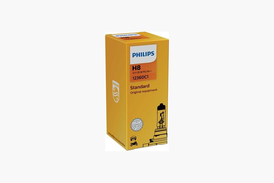 Żarówka reflektora Philips H8 35W 12360 Zdjęcia 2