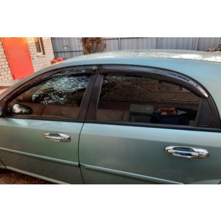 Deflektory Okien HB (4 szt, HIC) Chevrolet Lacetti 2003-2024 zdjęcia 3