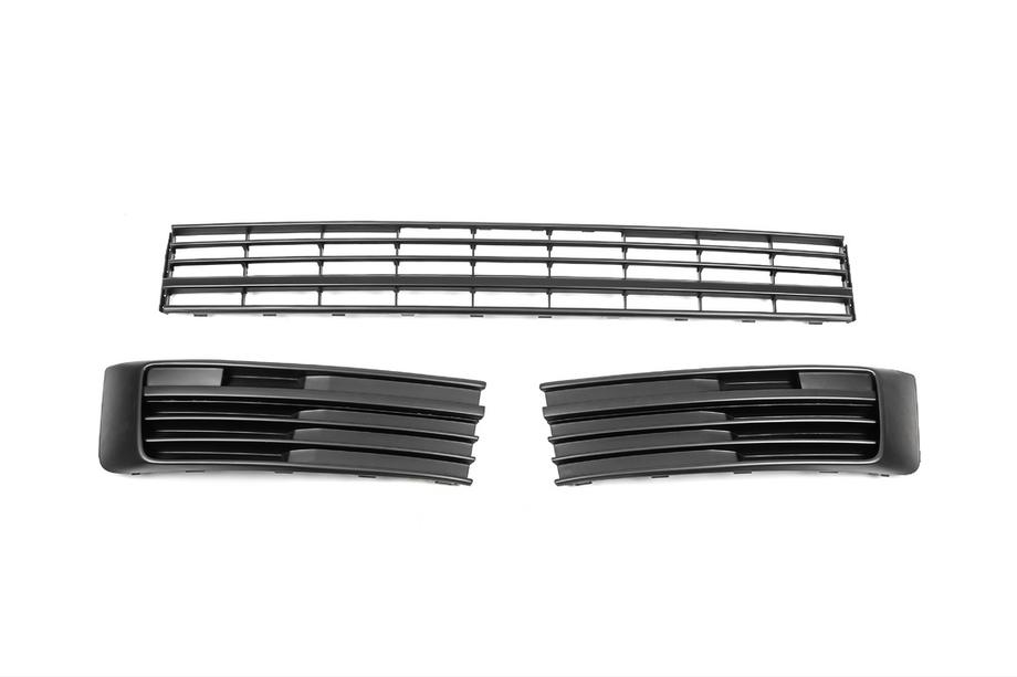 Volkswagen T6 2015-2024 Przedni dolny grill (3 części, matowy) Image