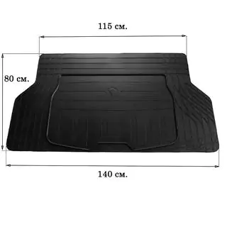 Uniwersalna mata bagażnika S 140x80cm (Stingray, guma)
