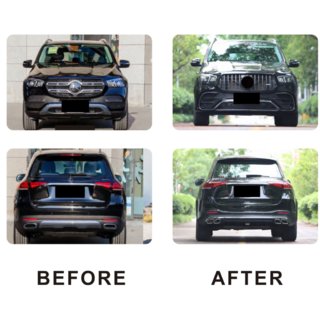 Zestaw body kit AMG GLE63 (z pelnym tylnym zderzakiem) Mercedes GLE W167 2018- zdjęcia 3