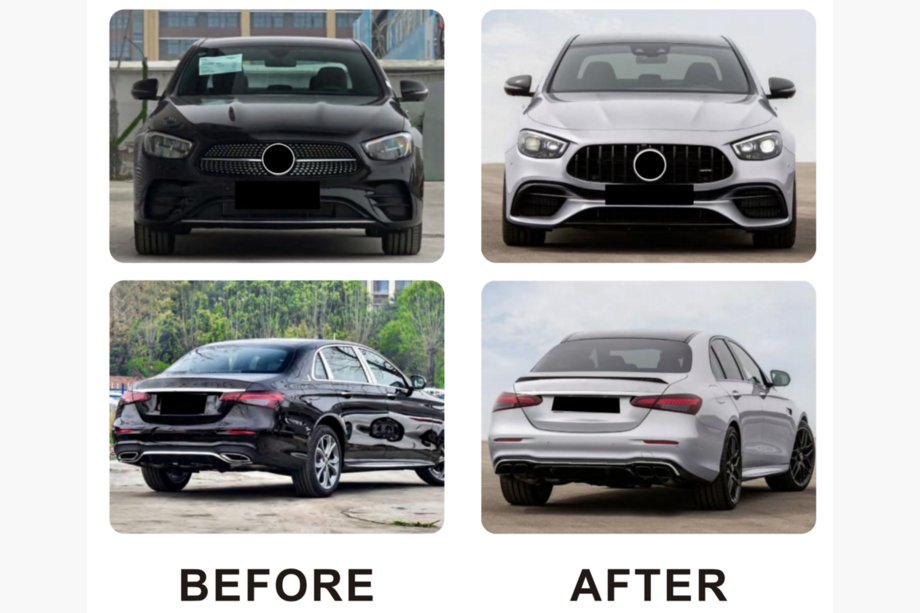 Mercedes E-class W213 2016-2023 Kompletny body kit AMG E63 (do 2020-2024) Zdjęcia 3