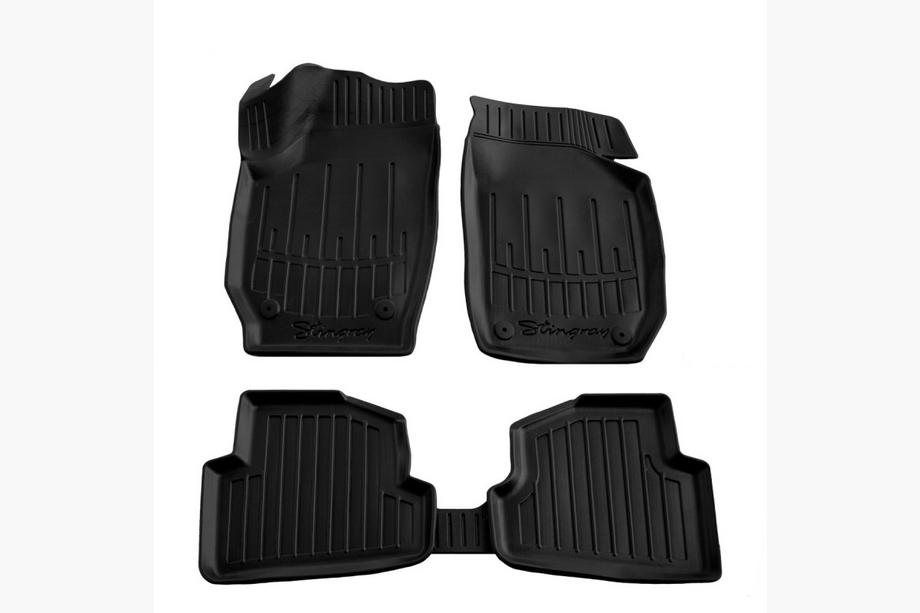 Skoda Fabia 2007-2014 Dywaniki gumowe Stingray 3D (5 szt, poliuretan) Image
