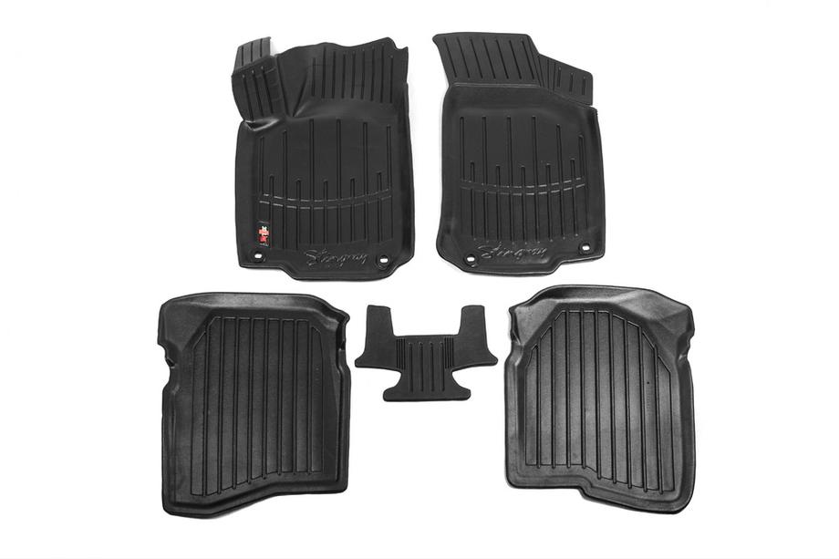 Volkswagen Bora 1998-2004 Dywaniki gumowe Stingray 3D (5 szt, poliuretan) Image