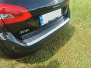 Peugeot 308 2014-2021 Nakładka na tylny zderzak Carmos (SW, stal nierdzewna) zdjęcia 1