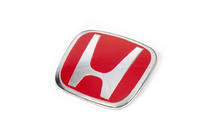 Honda Emblemat (czerwony, samoprzylepny) zdjęcia 2