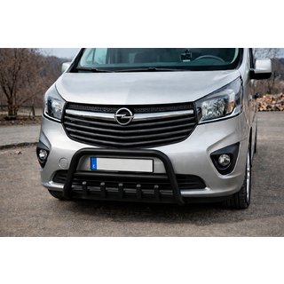 Przedni Pałąk WT003 Czarny Stal Nierdzewna Fiat Talento 2016- zdjęcia 1
