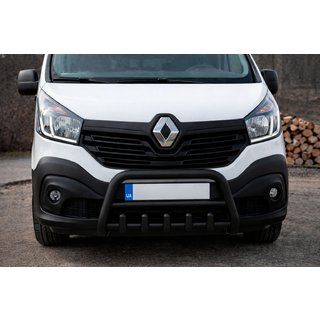 Przedni Pałąk WT003 Czarny Stal Nierdzewna Fiat Talento 2016- zdjęcia 2
