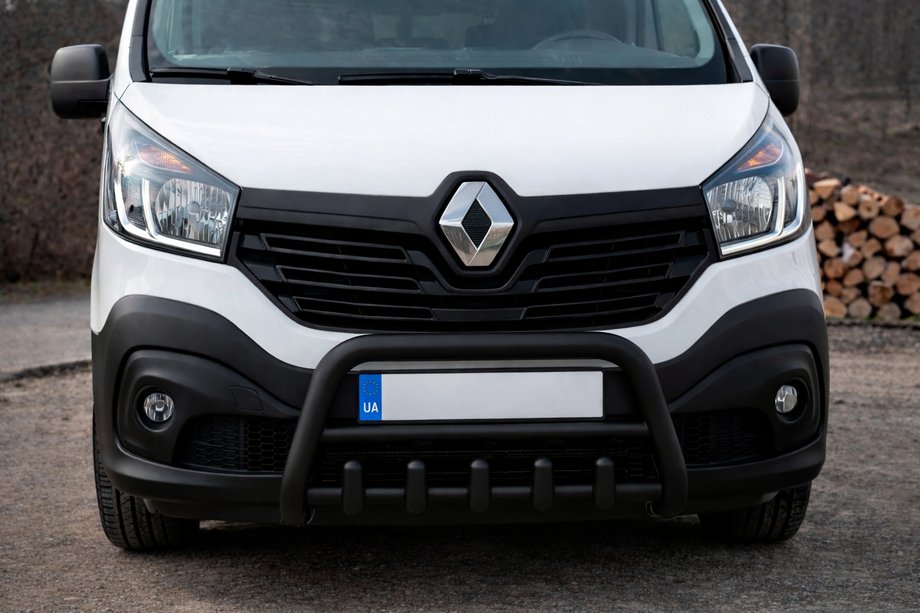 Fiat Talento 2016- Przedni Pałąk WT003 Czarny Stal Nierdzewna Zdjęcia 2