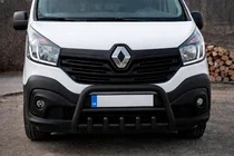 Renault Trafic 2015- Przedni Pałąk WT003 Czarny Stal Nierdzewna zdjęcia 2